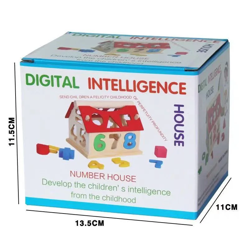

Natural environmentally friendly cute digital building blocks suitable for early education educational baby in Nordic countries