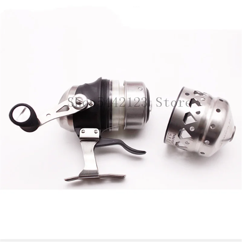 Metal fishing reel speed 3.6:1 bearing 6+1bb outdoor hunting stainless steel telescopic closed fishing reel