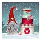 Мультфильм Санта Клаус подарок бриллиантовый рисунок Рождество портрет круглый полный дрель Nouveaute DIY мозаика вышивка 5D Вышивка крестом