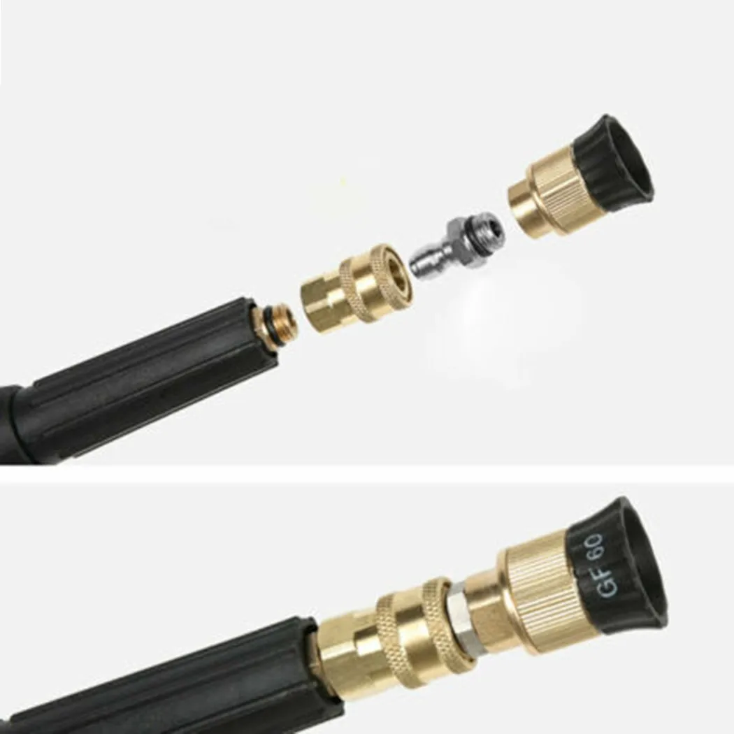

Set Quick Adapter Tools Accessory Elements Fitting High Pressure Washer