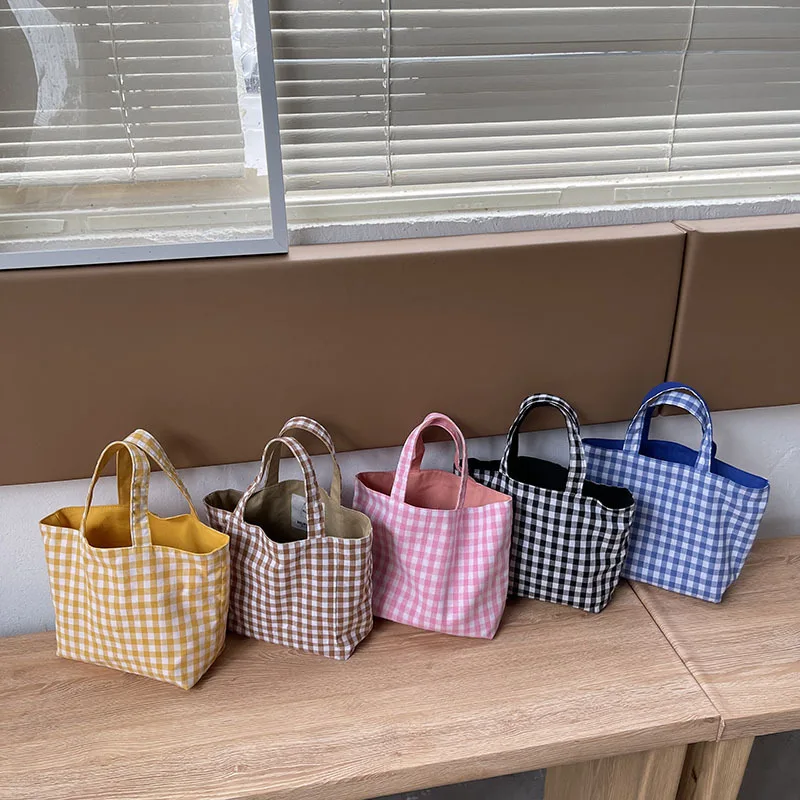 Портативная обеденная сумка в Корейском стиле двухсторонняя удобная маленькая