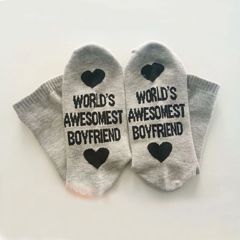 День Святого Валентина подарок для друга коттоновые носки с надписью love Юбилей