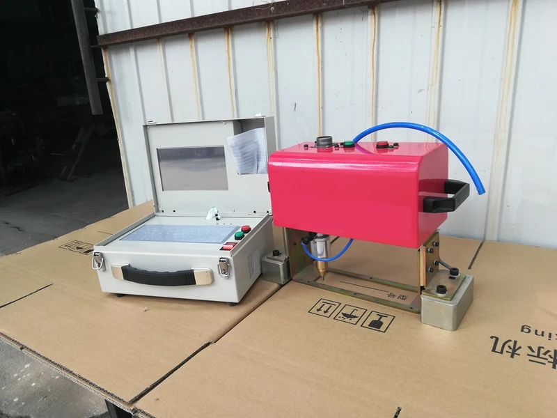desktop pneumatic vehicle chassis number engraving machine dot peen pin marking cnc punch and for steel plates | Инструменты