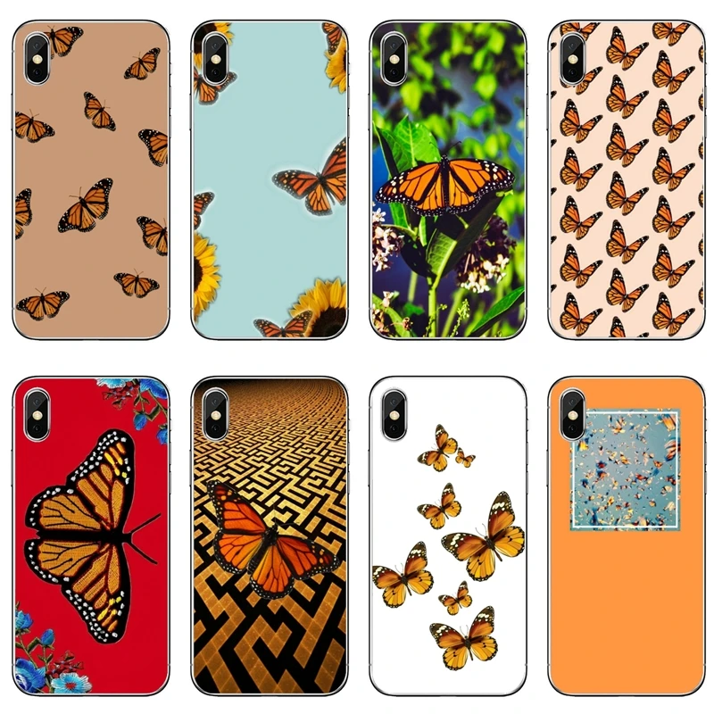 Аксессуары для телефона Monarch Butterfly чехол iPhone 12 Mini 11 Pro Max XS XR X 8 7 Plus 6 6S 5 5S SE 2020 |
