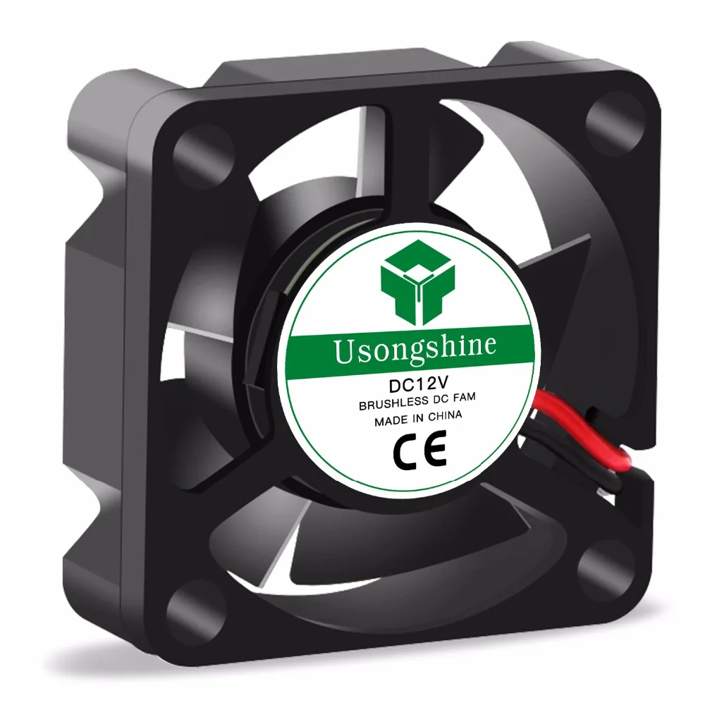 Детали 3d принтера DIY Reprap DC 5 в 12 В 24 В 2Pin мини охлаждающий бесщеточный вентилятор 3010 30 мм 30x30x10 мм маленький вытяжной вентилятор - Цвет: 3010 12V