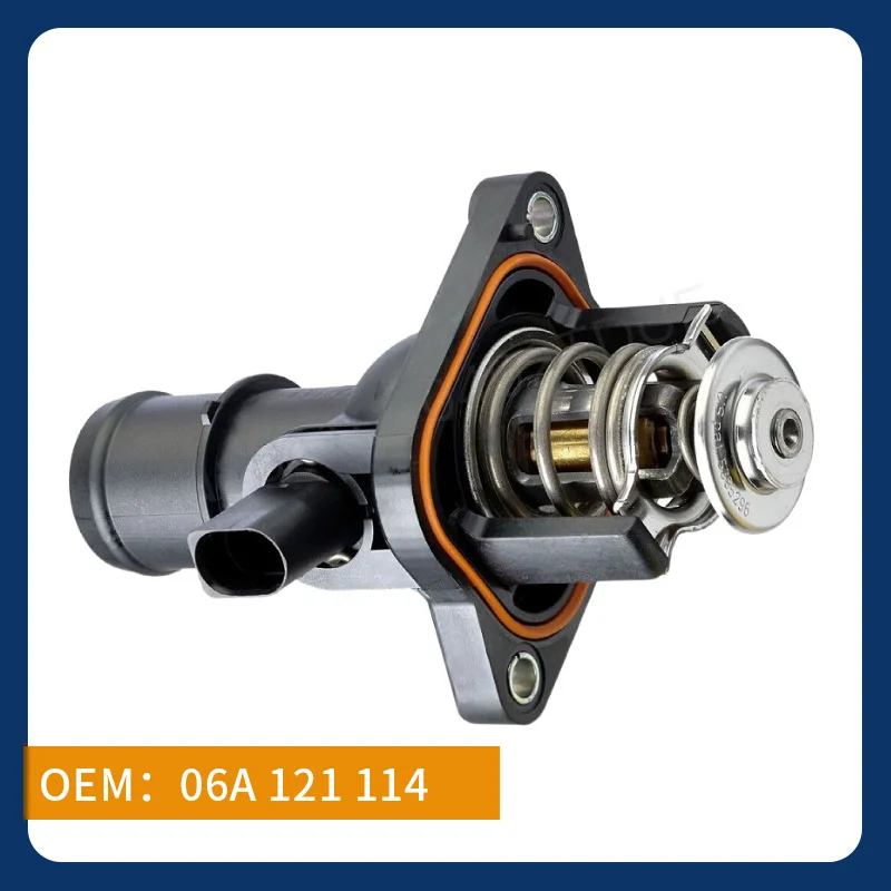 

Термостат в сборе подходит для golf Audi Skoda 06A 121 114