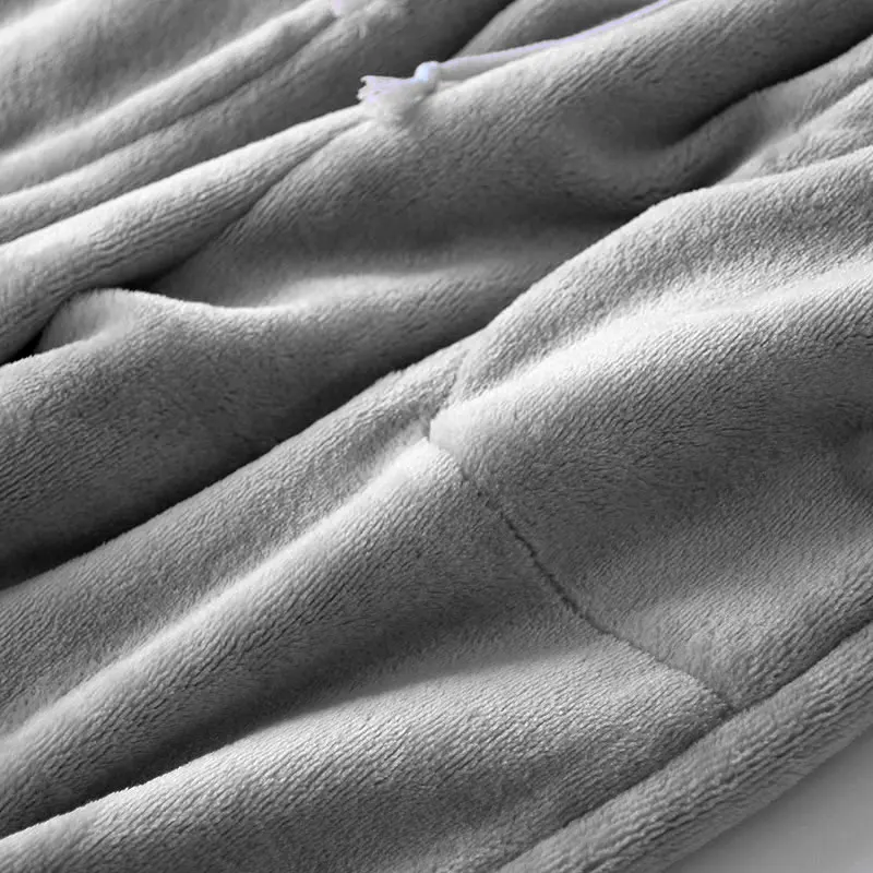 New Sleep Bottom Women Winter Solid/Dots Print Pajama Pants Flannel Casual Soft Warm Daily Homewear Plus Velvet Couples