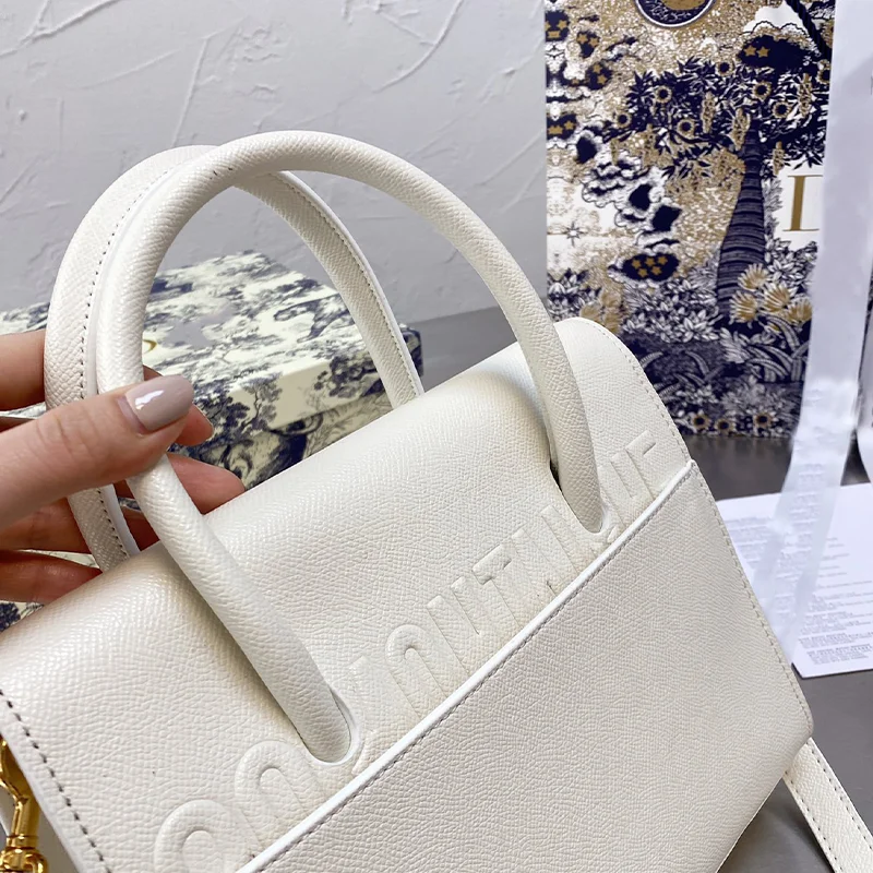 

Hand Bags Women 2021 Designer Handbags High Quality Briefcase CD Button Ring Tote Bag Shoulder Bag Leather Bag Luxury Bags