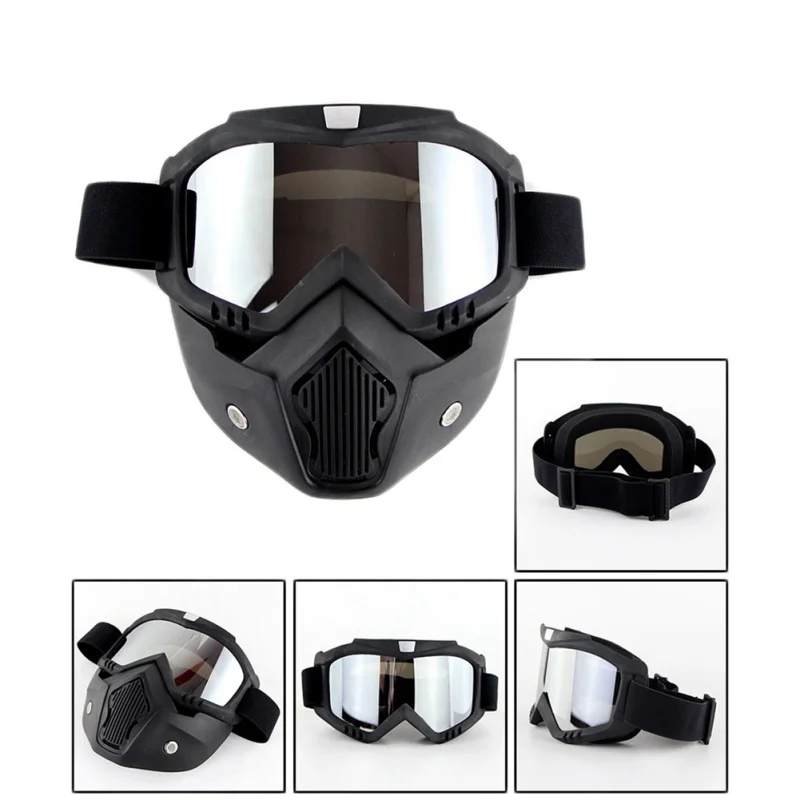 Профессиональный Ретро мотоциклетный шлем маска винтажная открытый для лица