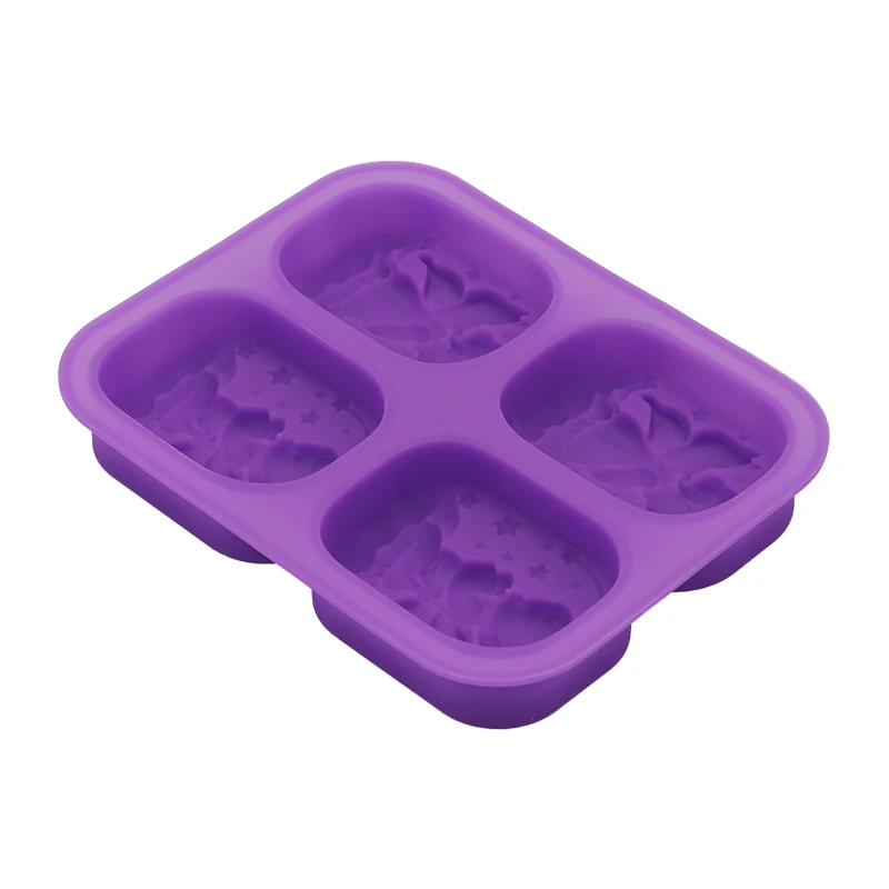 6 форма силиконовая для мыла 4 полости хлеба ручной работы инструменты украшения