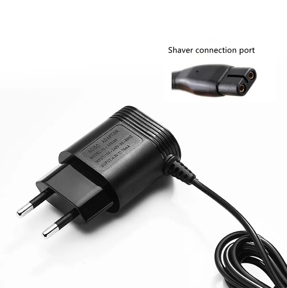 A00390 4.3V 70mA EU Plug AC Power Adapter Charger for Philips Electric Shaver BT405 BT405/16 BT3206/14 QT4005 MG3710 MG3711