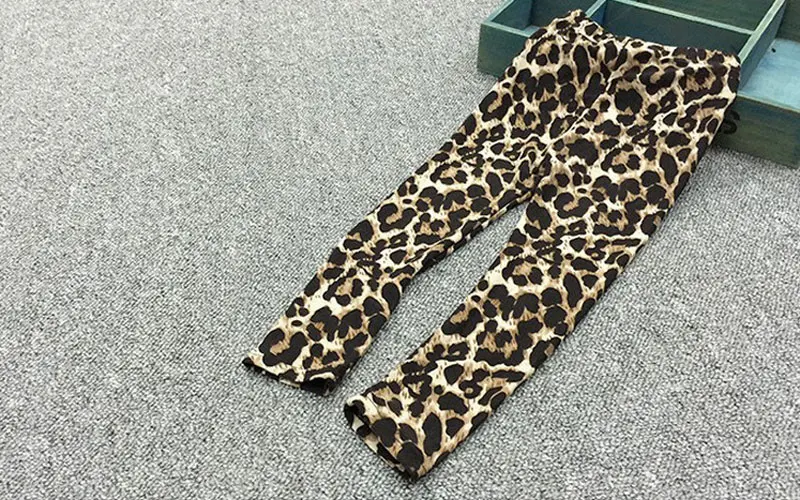 Baby Girls Pants Fashion Leopard Print Trousers Spring Autumn Children Kids Leggings for Legging Wrm KIds|Леггинсы| |