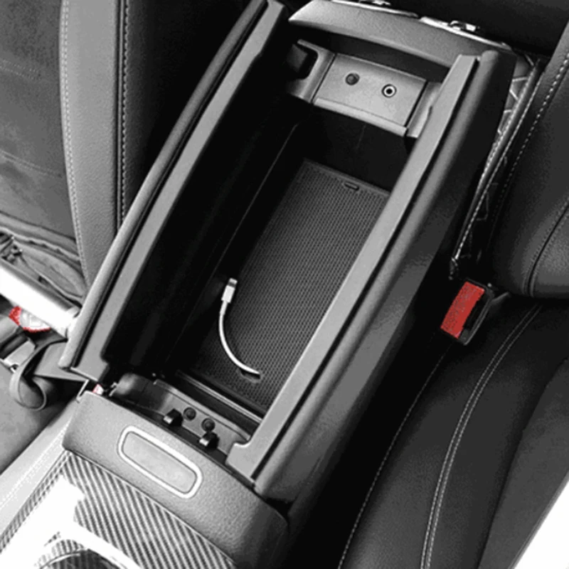 Автомобильная Центральная консоль подлокотник коробка для хранения аксессуары