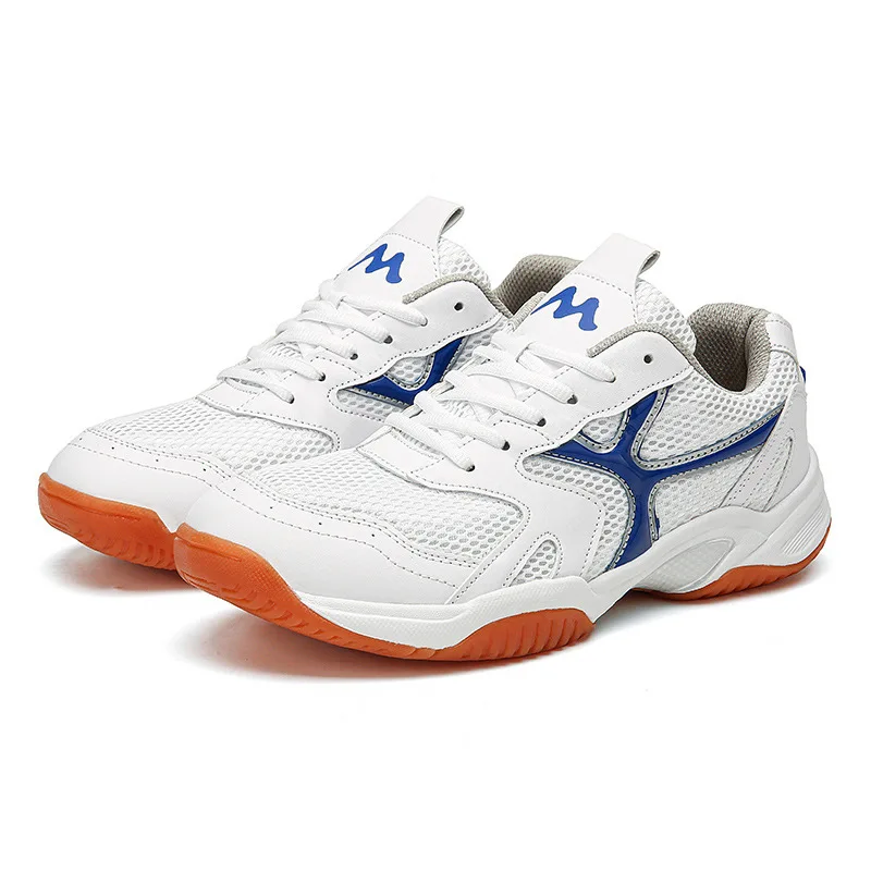 

TaoBo Ultra Light Badminton Volleyball Shoes Size 35 36 White Spring Autumn Tennis Sneakers Table Tennis Entry-level Athletics