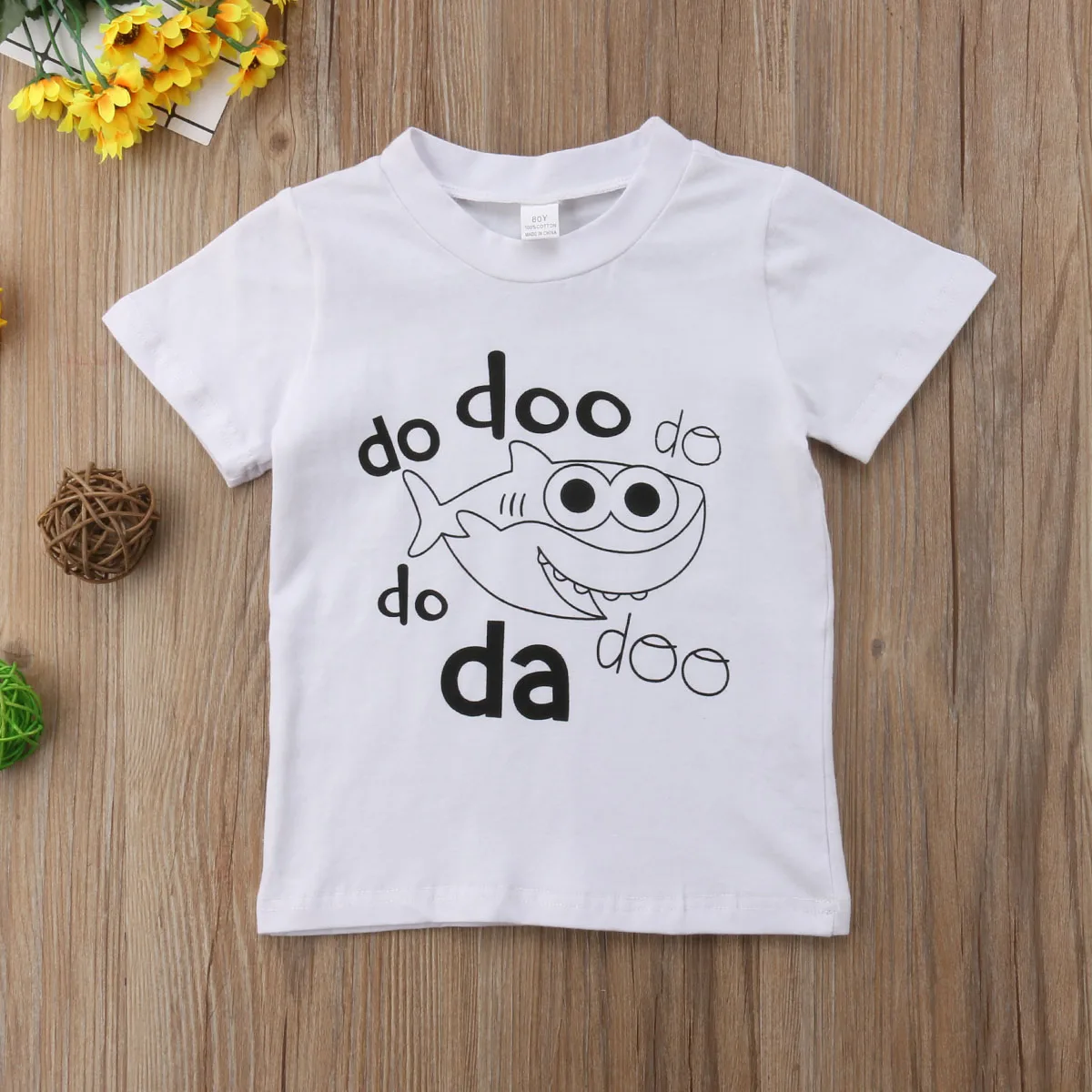 

Тонкая футболка с принтом для мальчиков и девочек, облегающий топ с круглым вырезом и коротким/длинным рукавом с узорами