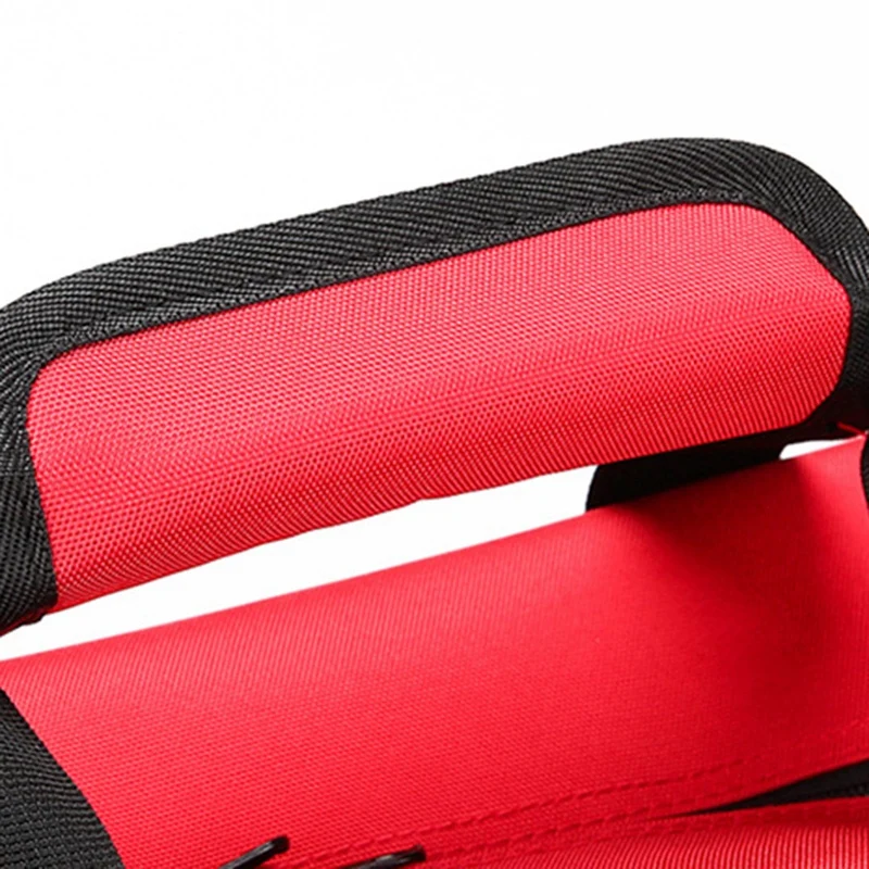 Красная пустая сумка первой помощи для автомобилей аптечка аварийный набор