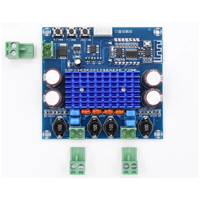 Плата цифрового усилителя мощности TPA3116D2 Bluetooth 5 0 2x50 Вт 12 В 24 В|Усилители мощности|