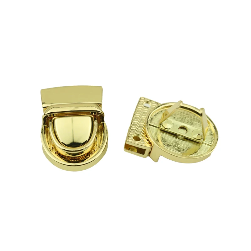 Металлическая круглая форма застежка с поворотным замком закручивающийся замок