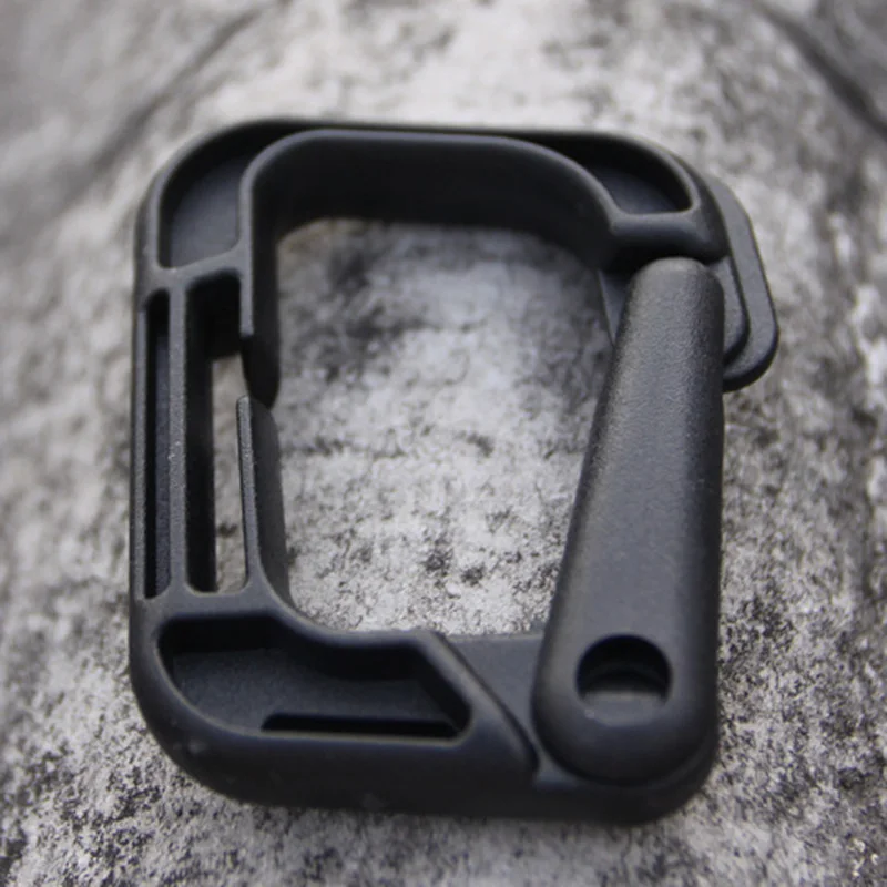 1 шт. многоцелевой крючок тактический Пластиковый Карабин с d образным