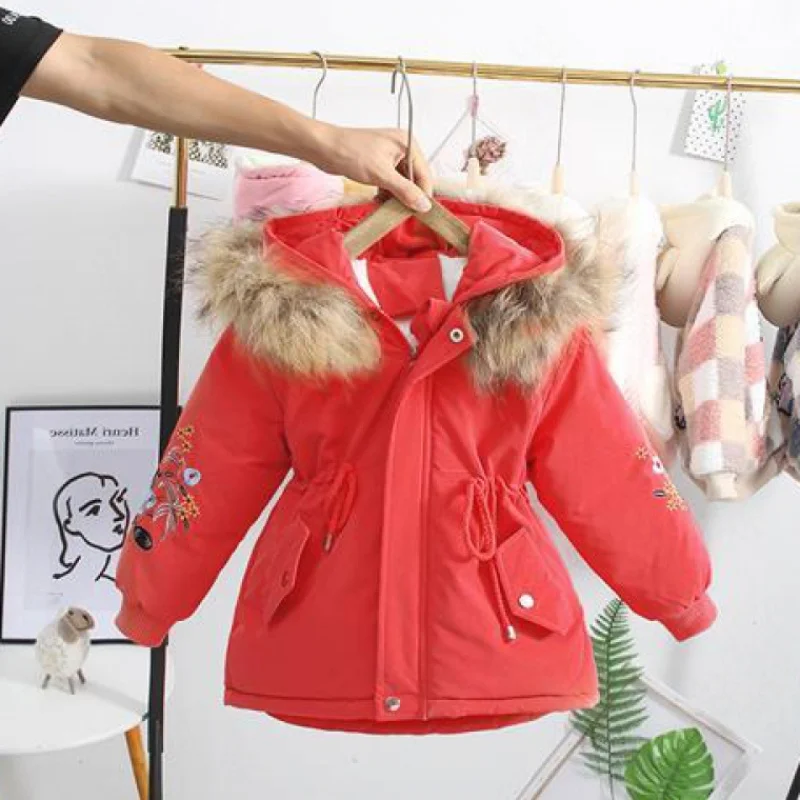 2020 новая зимняя детская одежда парка с хлопковой подкладкой для девочек теплый