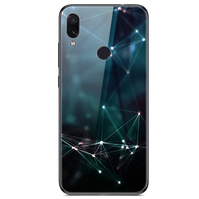 30 6,3 ''для xiaomi Redmi Note 7, чехол из закаленного стекла, мягкий бампер, 3D печать, чехол для xiaomi Redmi Note 7, Note7 Pro 7 S, чехол для телефона - Цвет: 30