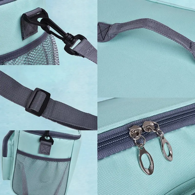 

Picnic Bag Lunch Box Keep Warm And Cold Outdoor Camping Hiking Portable Folding Large Picnic Bag Food Storage Basket Handbags