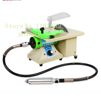 Hot Sale Trim Saw Machine Jewelry Polishing Machine Mini Bench Lathe with 2pcs 6