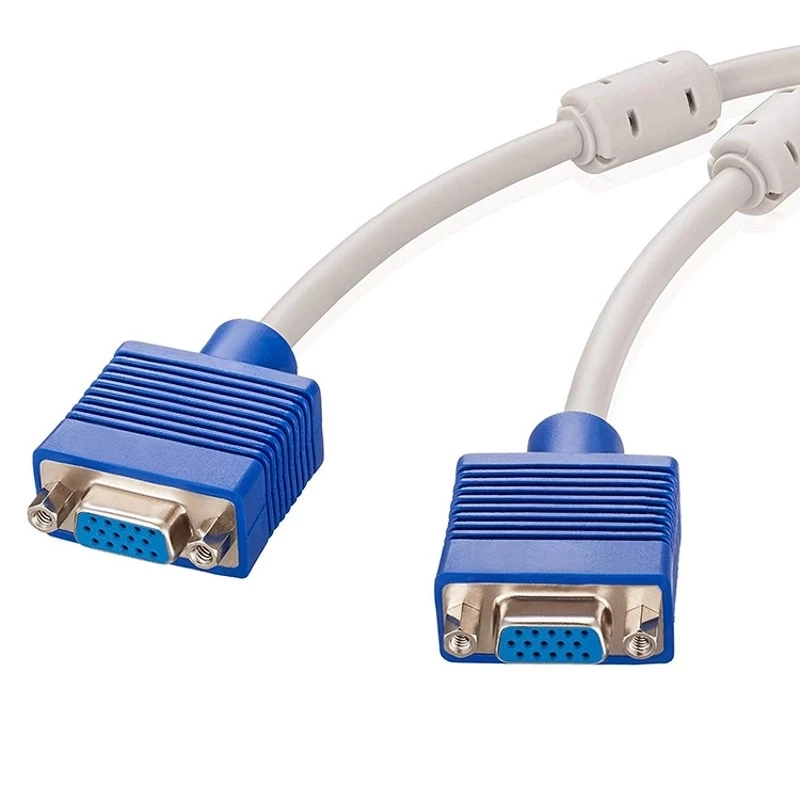 Разветвитель VGA штырь-гнездо одноточечный двухканальный кабель для монитора