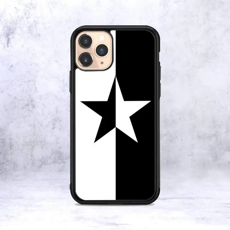 

five-pointed star 3 Phone Case for iPhone 12 mini 11 pro XS Max X XR 6 7 8 plus SE20 High quality TPU silicon cover