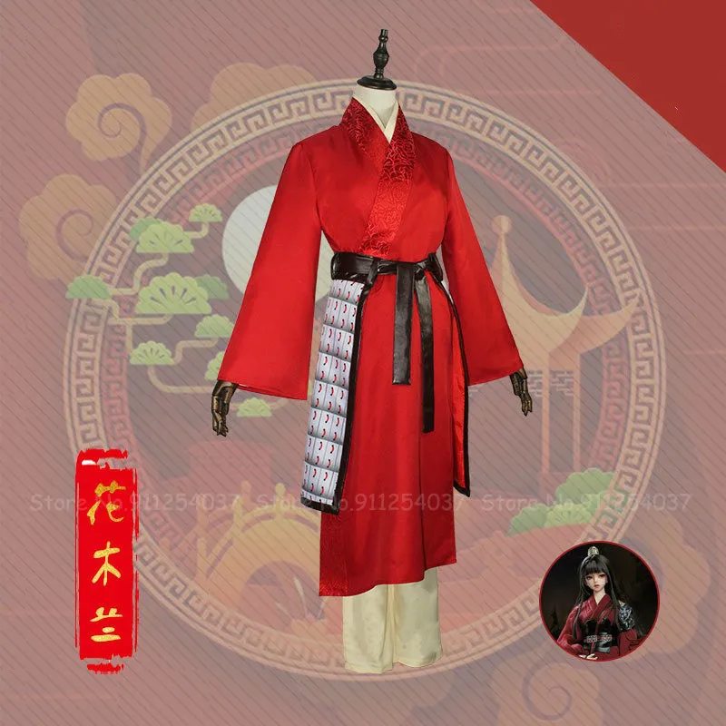 Женская Китайская красная одежда ханьфу костюм для косплея по мотивам фильма Хуа