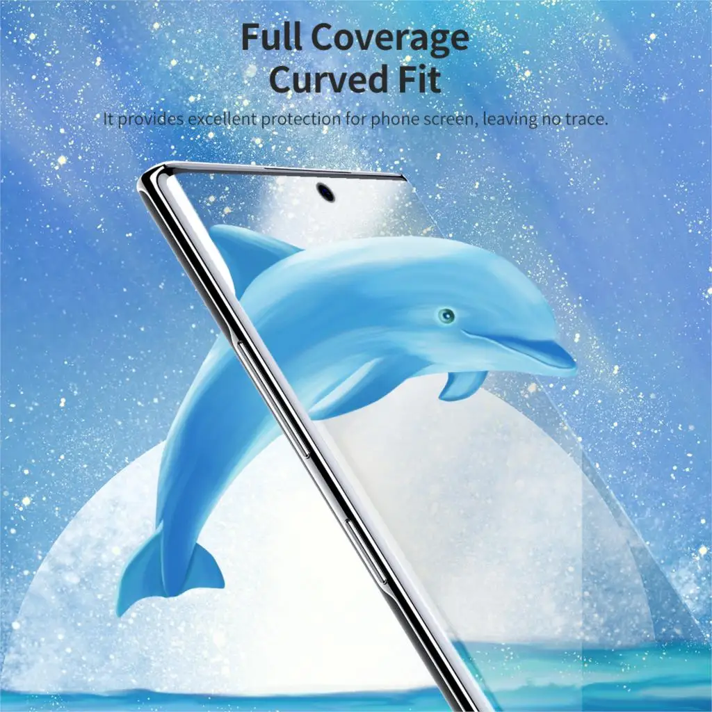 ROCK защита для экрана Гидрогелевая пленка для samsung Galaxy Note 10 pro Защитная мягкая полностью изогнутая гладкая тактильная пленка не стекло