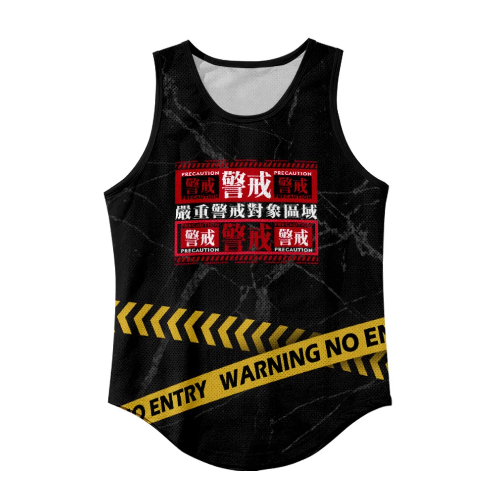 Летняя мужская жилетка для бега Мужская быстросохнущая одежда тренажерного зала