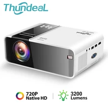 ThundeaL TD90 Native 720P Projector Android WiFi Smart Phone Projector 3D Video Movie Party Mini Proyector Portable Home Theater