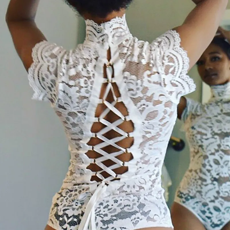 

Women Sexy Erotic Lace Lingerie Nightwear Bodysuits Underwear Jumpsuits