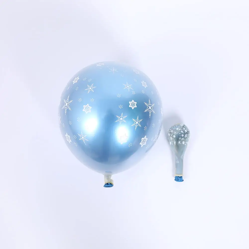 Kit de arco de guirnalda de globos de copo de nieve para ni&ntilde;o y ni&ntilde;a, globos de fiesta de cumplea&ntilde;os, Reina de la nieve de hielo, globos de Metal, decoraciones para Baby Shower, 116 Uds.-5