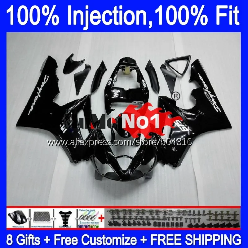 OEM для Triumph Daytona675 2002 2003 2004 2005 2006 2007 2008 103MC.1 Daytona 675 глянцевый черный 02 03 04 05 06 07 08
