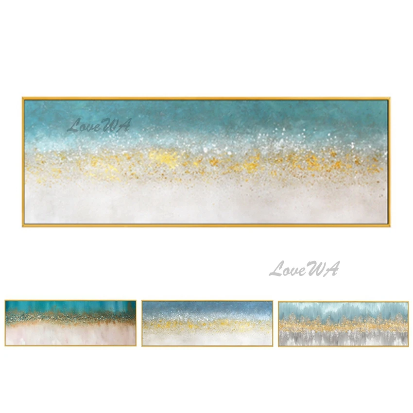 

Large Abstract Gold Design Oil Painting Art New Canvas Wall Hangings Gold Oil Paintings Wall Pictures For Living Room Decoration