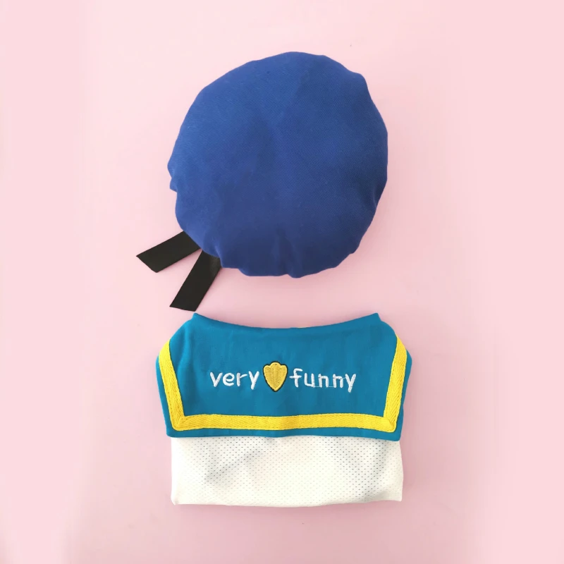 

Милый женский летний костюм в морском стиле с утиной шапкой, одежда для кошки, вечерний костюм вечерние маленьких и больших собак