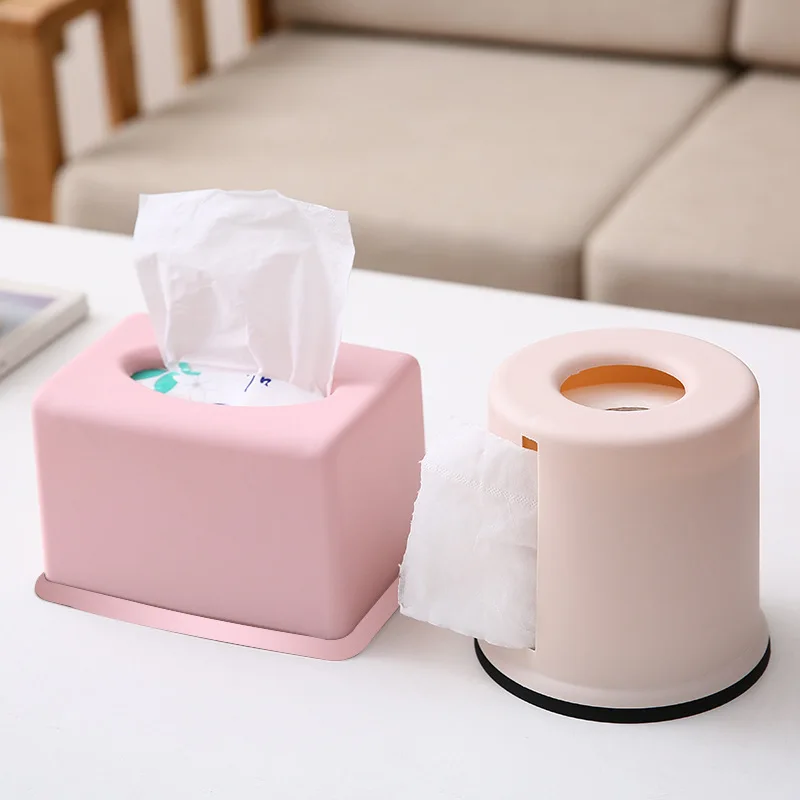 Новый дизайн Простая цветная квадратная коробка для салфеток простая кухонные