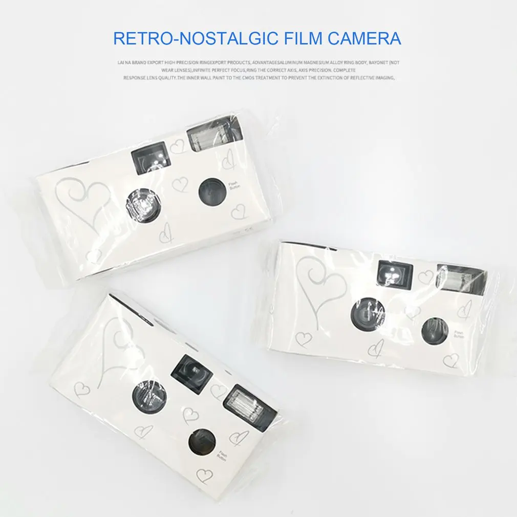 

3PCS Retro 27 Photos 35mm Disposable Film Camera Manual Fool Optical Camera Children's Gift One Time Single Use Camera Film Sets