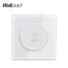 Wallpad L6, белая, 1 комплект, дверной звонок, переключатель, стеклянная панель, Одна Рамка