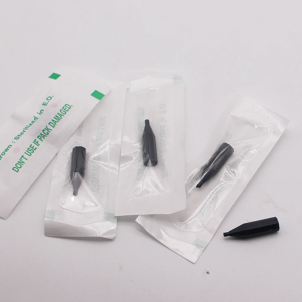 Индивидуально упакованные универсальные шестигранные колпачки для тату машинки