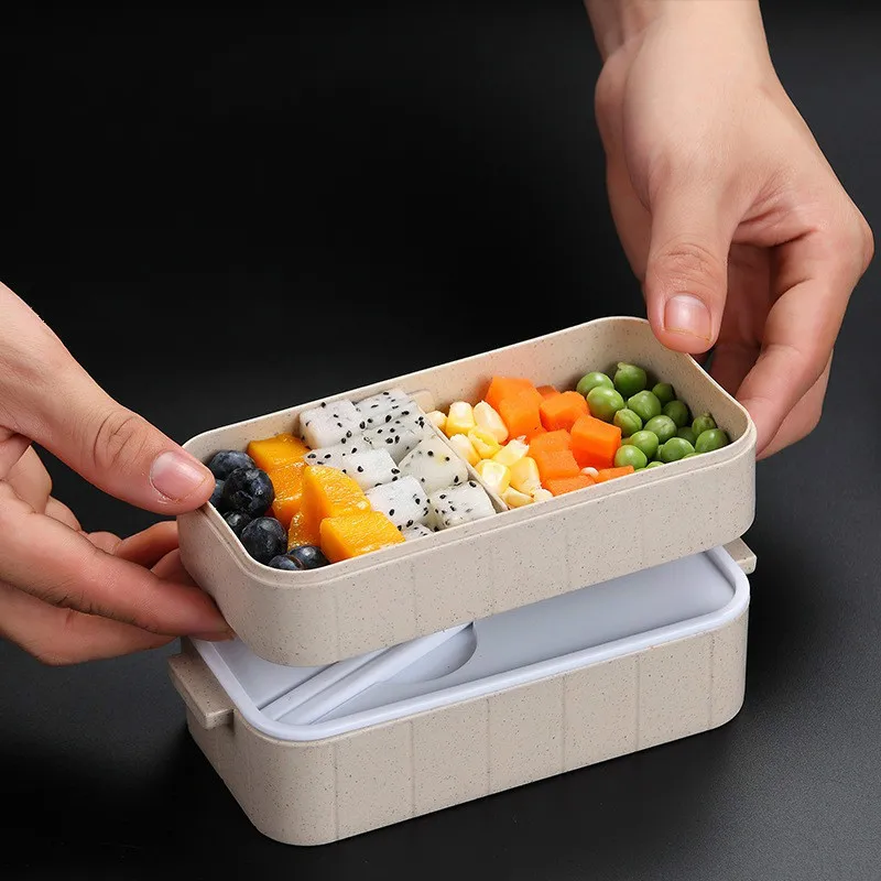 Высокое качество Ланч бокс для микроволновой печи Bento коробка герметичная