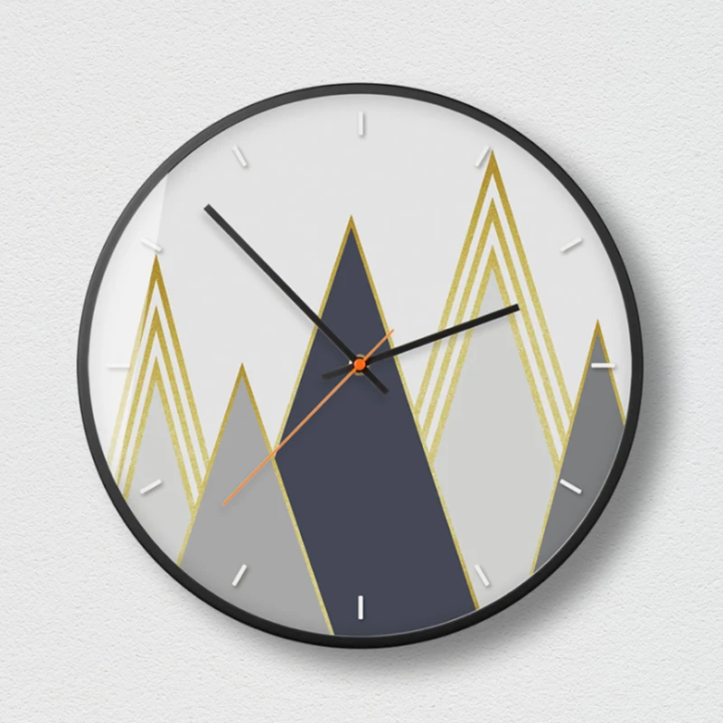 New 3D Big Wall Clock Fashion Art Simple Light Luxury Large Size Bedroom Modern Design For Home | Дом и сад