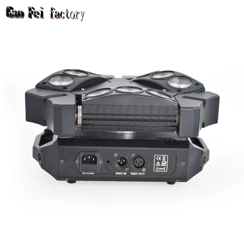 9*12 Вт 4в1 RGBW волшебный свет DMX512 пикселей светодиодный движущийся паук дя головы луч для сцены