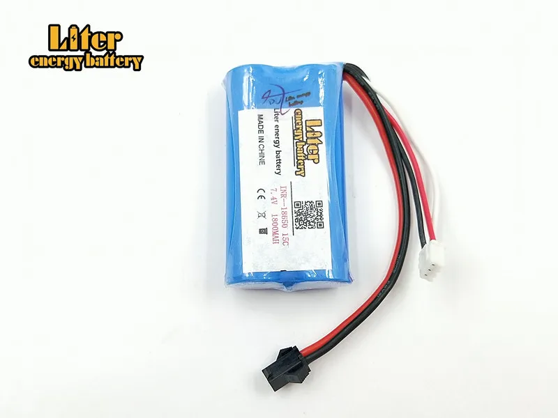 10 шт./лот 7 4 В 1800 мАч 18650 литиевая батарея You Di U12A Syma S033g 6088T 15c | Электроника
