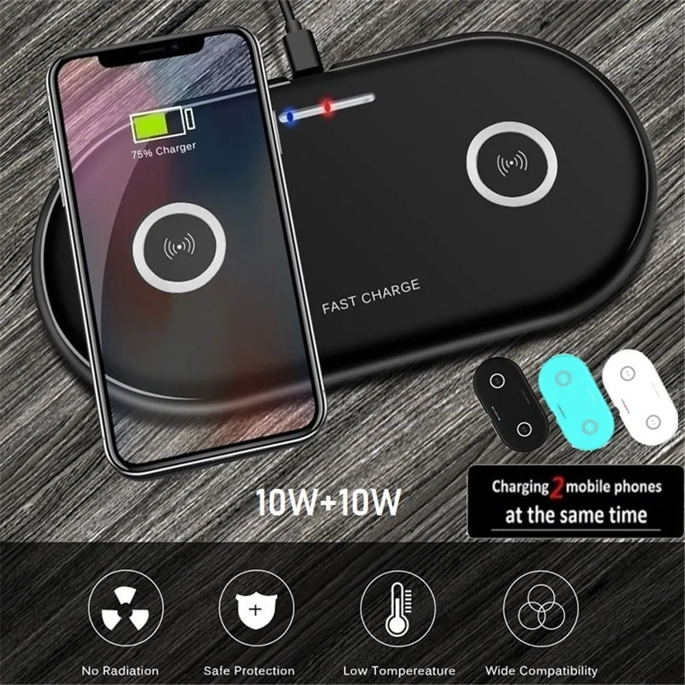 20 Вт Беспроводное зарядное устройство для Airpods Pro iPhone 8 12 11 X XS SE 2020 Qi быстрая