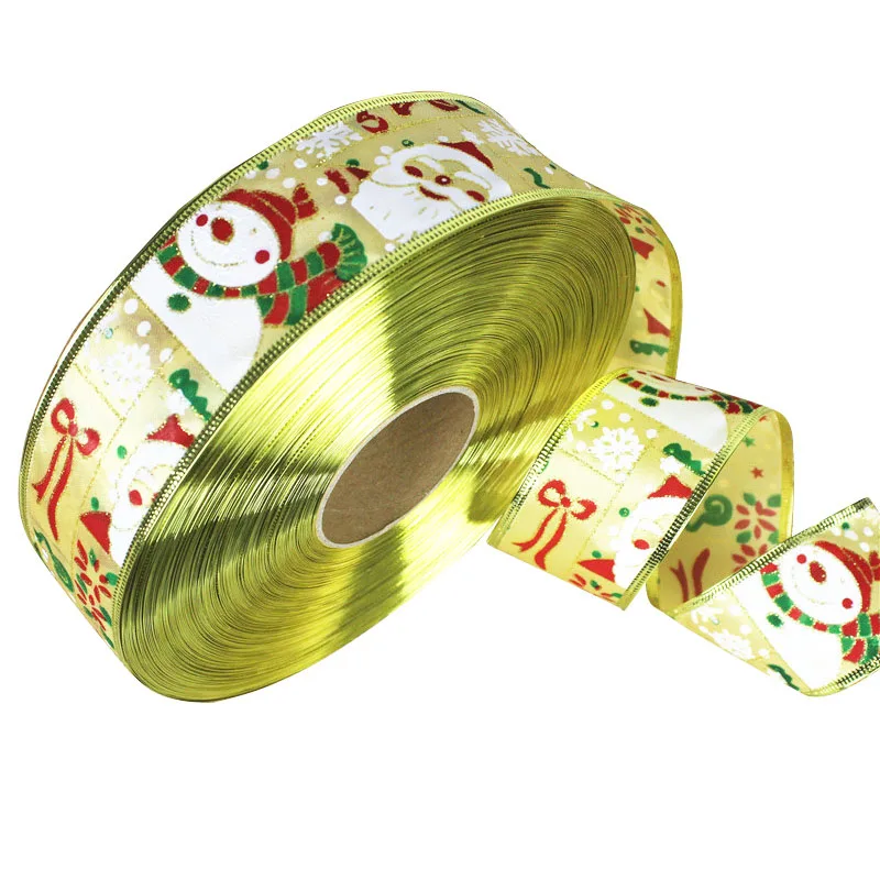 2 ярда блестящая Звезда лента из органзы с рисунком для DIY День рождения Рождество