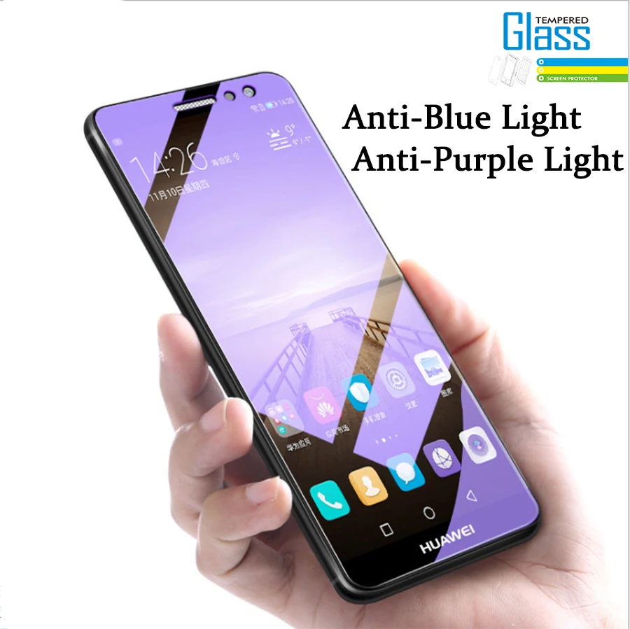 Фото Анти синий фиолетовый свет протектор экрана из закаленного стекла для Xiaomi Mi A3 9 Lite