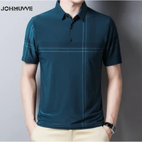 johmuvve mens polo shirt hot sale new pure color 2021 summer fashion classic casual top short sleeve famous brand high quality